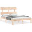 vidaXL tömör fenyőfa ágy matrac nélkül 140 x 190 cm
