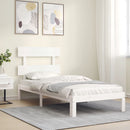 vidaXL fehér tömör fenyőfa ágy matrac nélkül 100 x 200 cm