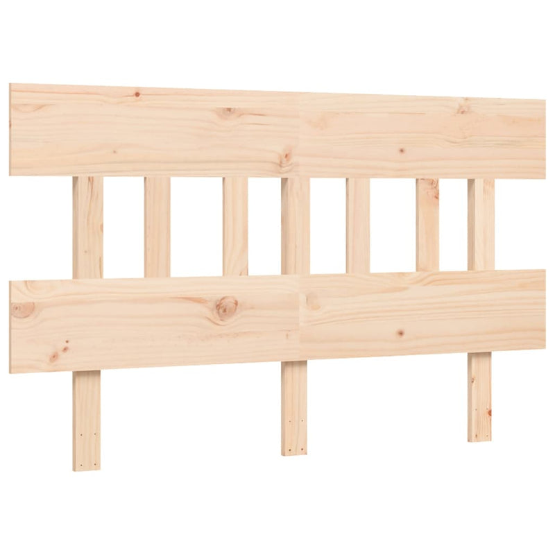 vidaXL tömör fenyőfa ágy matrac nélkül 140 x 190 cm