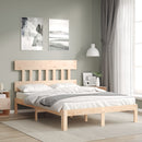 vidaXL tömör fenyőfa ágy matrac nélkül 140 x 190 cm