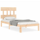 vidaXL tömör fenyőfa ágy matrac nélkül 90 x 200 cm