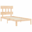 vidaXL tömör fenyőfa ágy matrac nélkül 90 x 200 cm