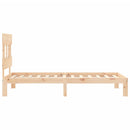 vidaXL tömör fenyőfa ágy matrac nélkül 90 x 200 cm