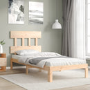 vidaXL tömör fenyőfa ágy matrac nélkül 90 x 200 cm