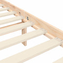 vidaXL tömör fenyőfa ágy matrac nélkül 200 x 200 cm