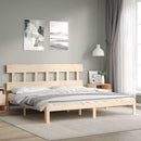 vidaXL tömör fenyőfa ágy matrac nélkül 200 x 200 cm