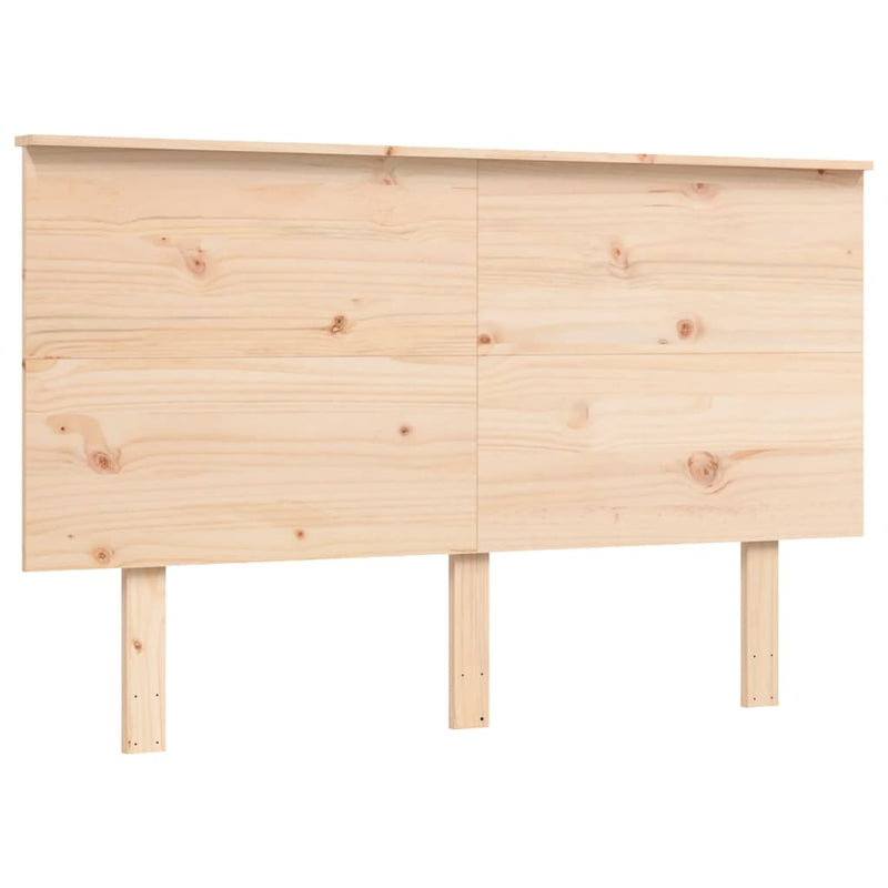 vidaXL tömör fenyőfa ágy matrac nélkül 140 x 190 cm