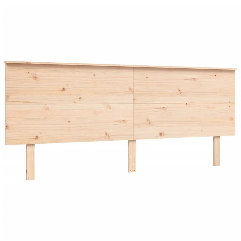 vidaXL tömör fenyőfa ágy matrac nélkül 200 x 200 cm