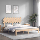 vidaXL tömör fenyőfa ágy matrac nélkül 160 x 200 cm