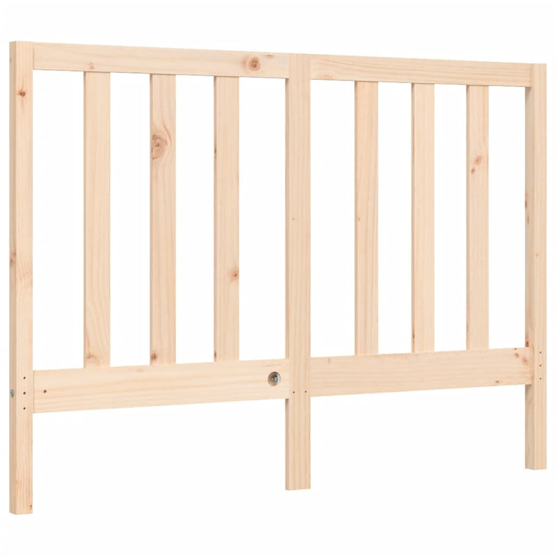 vidaXL tömör fenyőfa ágy matrac nélkül 140 x 190 cm
