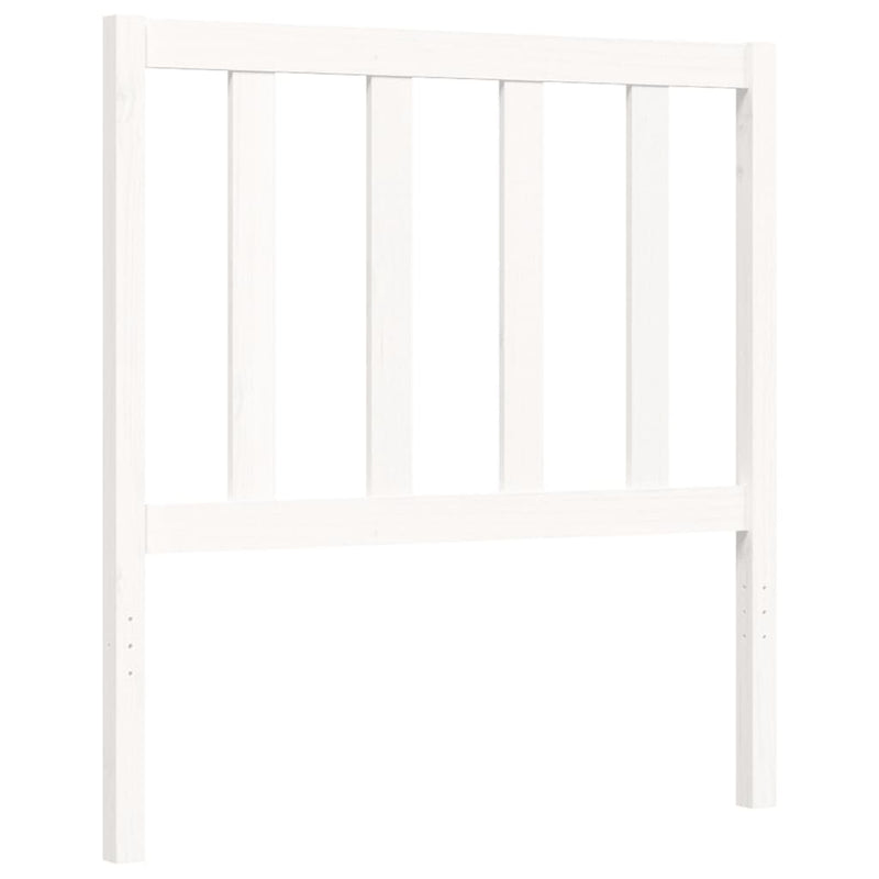 vidaXL fehér tömör fenyőfa ágy matrac nélkül 100 x 200 cm