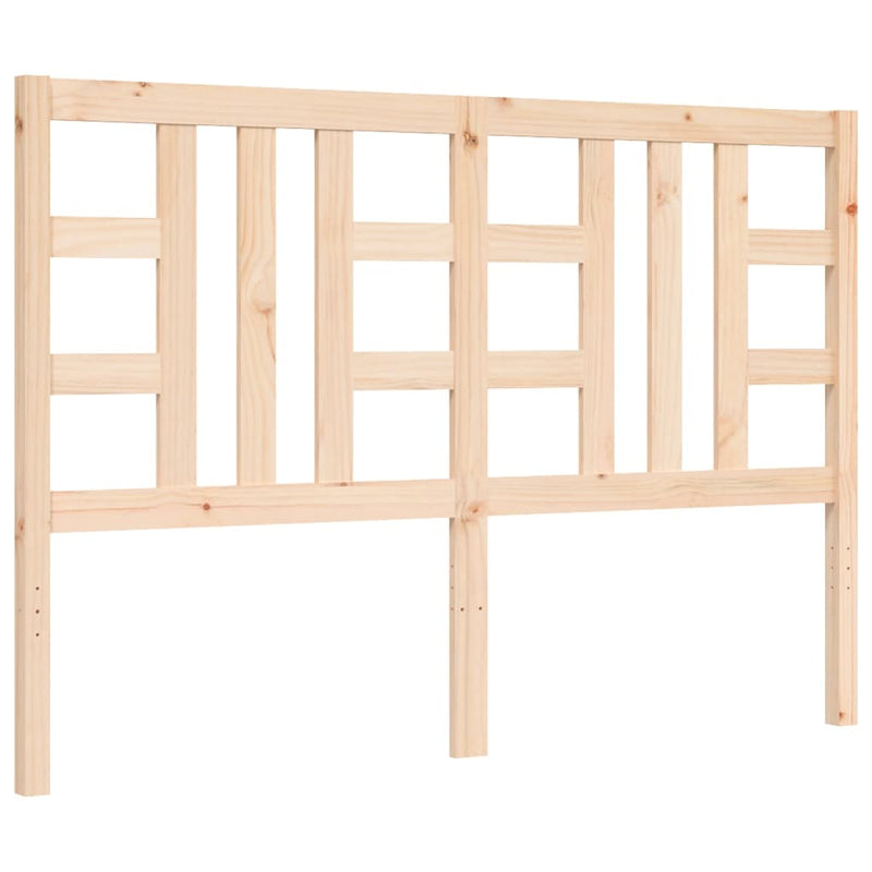 vidaXL tömör fenyőfa ágy matrac nélkül 140 x 190 cm
