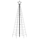 vidaXL hideg fehér LED karácsonyfa tüskékkel 220 LED 180 cm