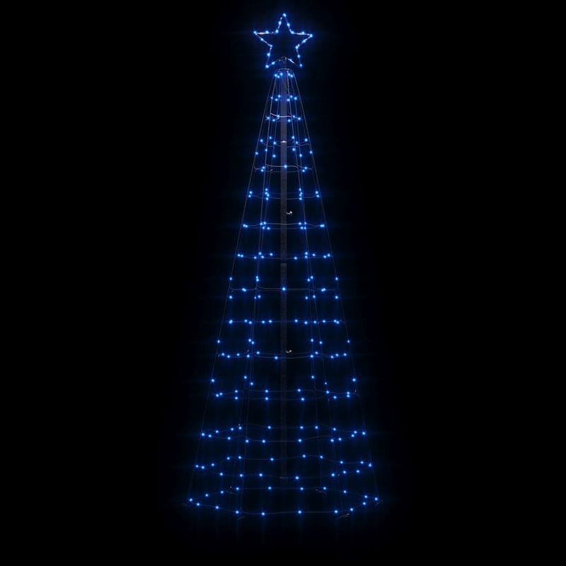 vidaXL kék LED karácsonyfa tüskékkel 220 LED 180 cm