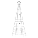 vidaXL kék LED karácsonyfa tüskékkel 220 LED 180 cm