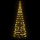 vidaXL meleg fehér LED karácsonyfa zászlórúdra 550 LED 300 cm