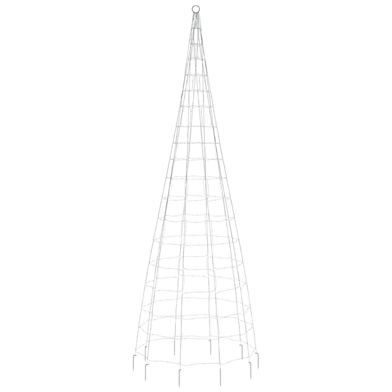 vidaXL kék LED karácsonyfa zászlórúdra 550 LED 300 cm