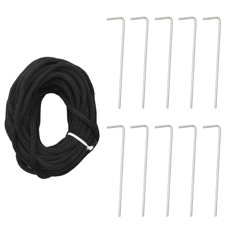 vidaXL kék LED karácsonyfa zászlórúdra 550 LED 300 cm