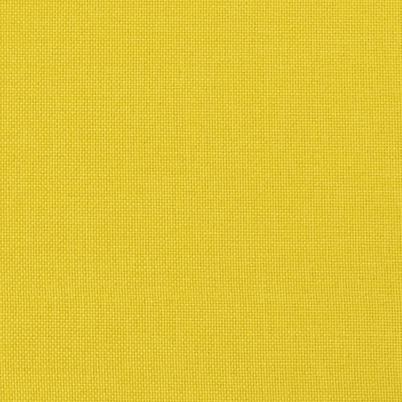 vidaXL világossárga szövet dönthető fotel lábtartóval