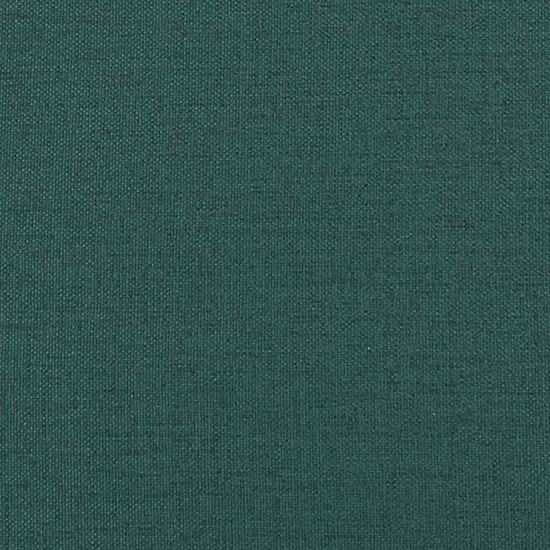 vidaXL sötétzöld szövet dönthető fotel lábtartóval