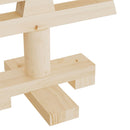 vidaXL 3 db tömör fenyő karácsonyfa dekorációnak