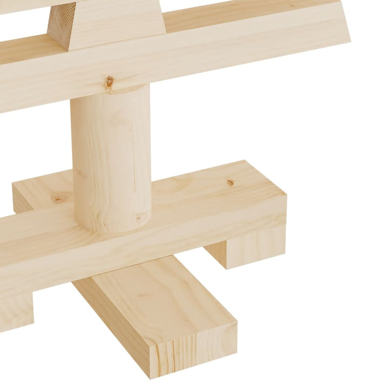 vidaXL 3 db tömör fenyő karácsonyfa dekorációnak