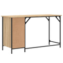 vidaXL sonoma tölgy szerelt fa számítógépasztal 131 x 48 x 75 cm
