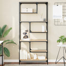 vidaXL sonoma tölgy szerelt fa könyvespolc 81 x 36 x 176 cm