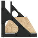 vidaXL 2 db sonoma tölgy fali polc 60 x 15 x 15,5 cm