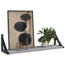 vidaXL 2 db szürke sonoma színű fali polc 60 x 15 x 15,5 cm