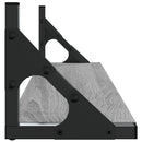 vidaXL 2 db szürke sonoma színű fali polc 60 x 15 x 15,5 cm