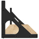 vidaXL 2 db sonoma tölgyfa fali polc 80 x 15 x 15,5 cm