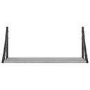 vidaXL 2 db szürke sonoma színű szerelt fa fali polc 60 x 25 x 25,5 cm
