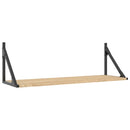 vidaXL 2 db sonoma tölgyfa fali polc 80 x 25 x 25,5 cm