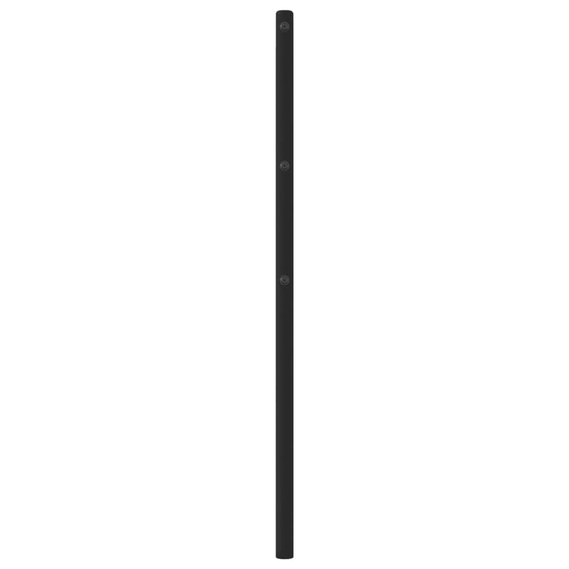 vidaXL fekete fém fejtámla 160 cm