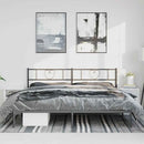 vidaXL fekete fém ágykeret fejtámlával 183 x 213 cm