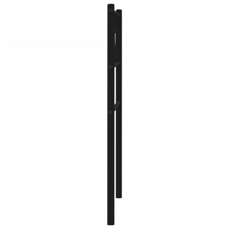 vidaXL fekete fém fejtámla 90 cm