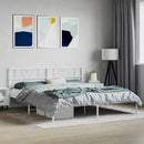 vidaXL fehér fém ágykeret fejtámlával 180 x 200 cm