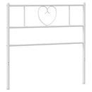 vidaXL fehér fém csere fejtámla 75 cm