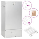 vidaXL horganyzott acél BBQ füstölőkemence hidegfüst-generátorral