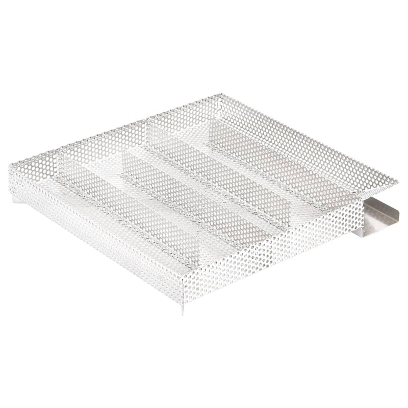 vidaXL horganyzott acél BBQ füstölőkemence hidegfüst-generátorral