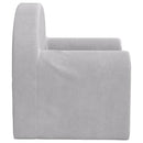 vidaXL világosszürke puha plüss gyerek kanapéágy