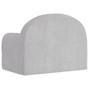 vidaXL világosszürke puha plüss gyerek kanapéágy