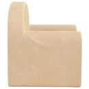 vidaXL Gyerek kanapéágy krém puha plüss