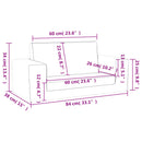 vidaXL 2-személyes világosszürke plüss gyerek kanapéágy