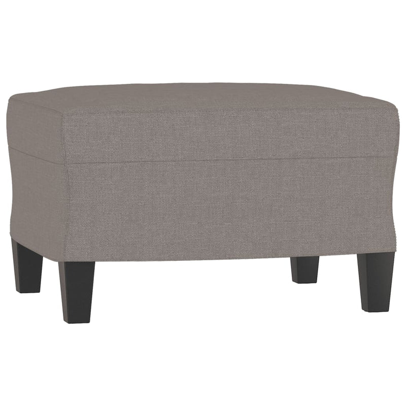 vidaXL tópszínű szövet kanapéfotel lábtartóval 60 cm