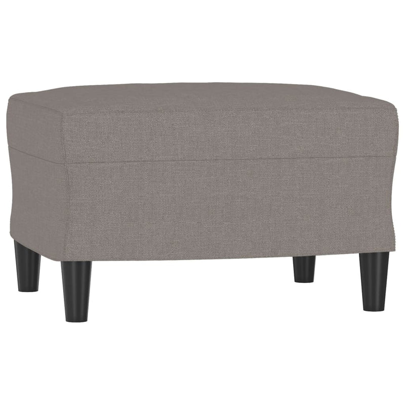 vidaXL tópszínű szövet kanapéfotel lábtartóval 60 cm