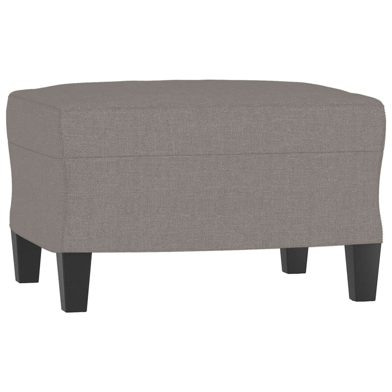 vidaXL tópszínű szövet kanapéfotel lábtartóval 60 cm