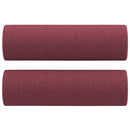 vidaXL 4 részes bordó szövet ülőgarnitúra párnákkal