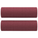 vidaXL 2 részes bordó szövet ülőgarnitúra párnákkal